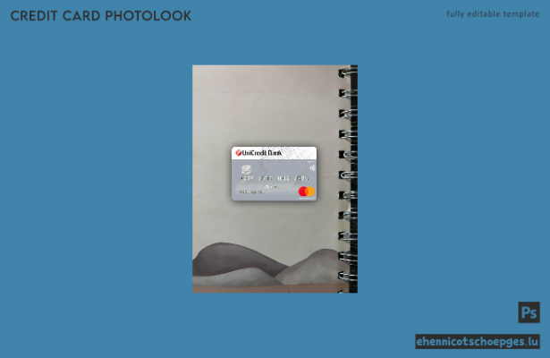 Deutschland UniCredit Bank MasterCard Kreditkarte Fotolook-Beispielvorschau